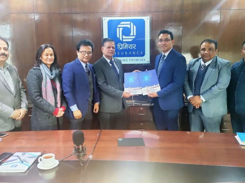 प्रिमियर इन्स्योरेन्स एनपीआईमा आबद्ध हुने पहिलो निर्जीवन बीमा कम्पनी